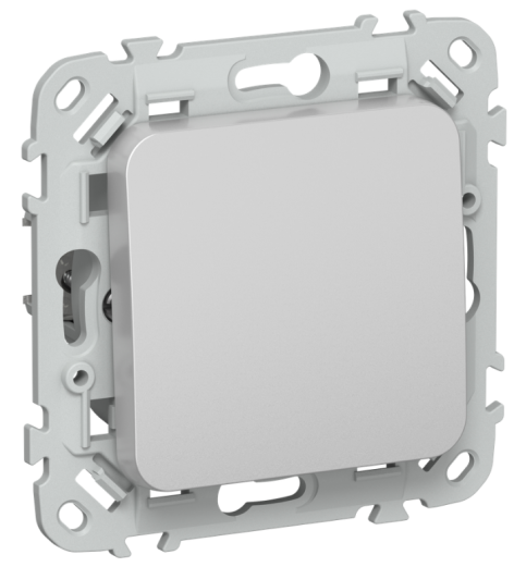 Изображение товара Выключатель одноклавишный IEK FI-V10-0-10-1-K47 FLITE серый