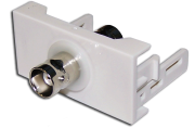 фото Розетка Lanmaster LAN-WA-LP-BNC-WH