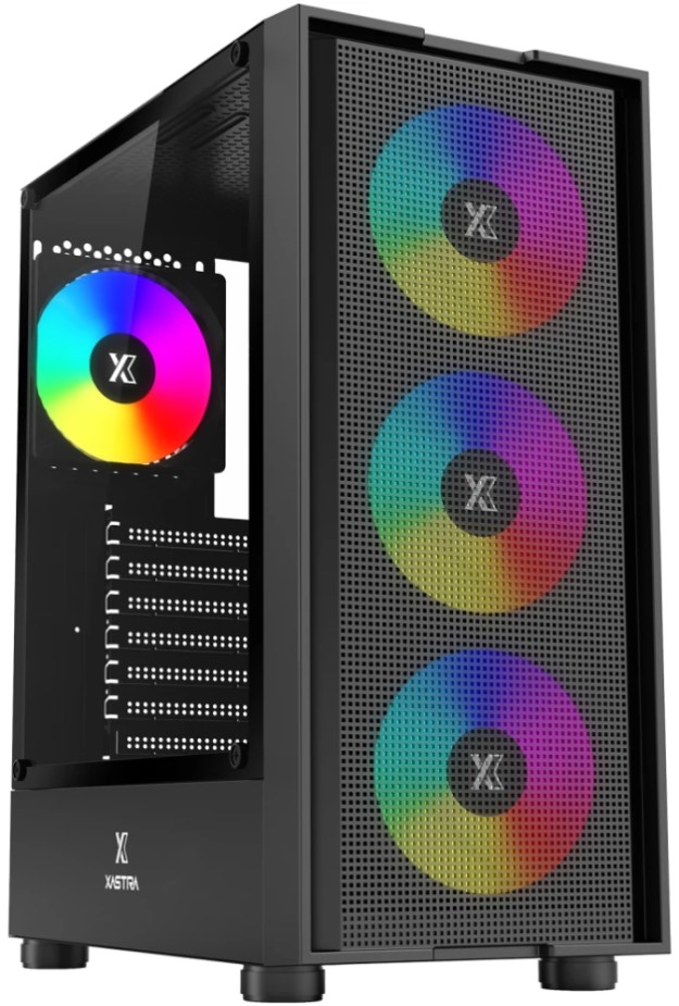 

Корпус ATX Xastra A301 4FRGB без БП, боковая панель из закалённого стекла, 2*USB 2.0, USB 3.0, A301 4FRGB