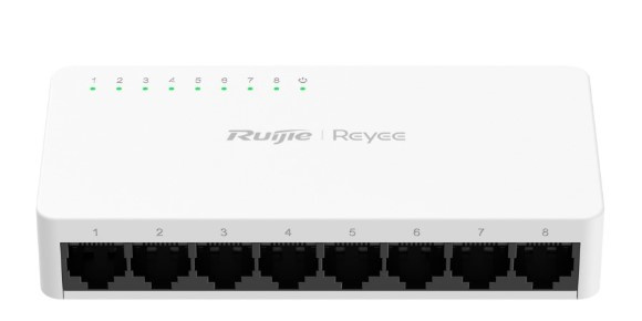 Изображение товара Коммутатор неуправляемый RUIJIE NETWORKS RG-ES08F для домашней сети