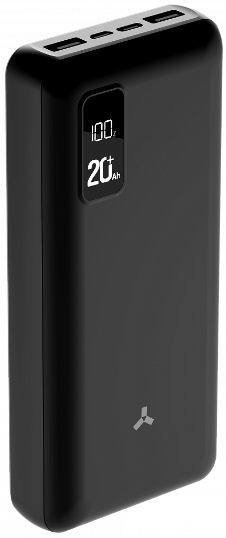 

Аккумулятор внешний универсальный AccesStyle Winter 20PD 20000мAч, черный, Winter 20PD