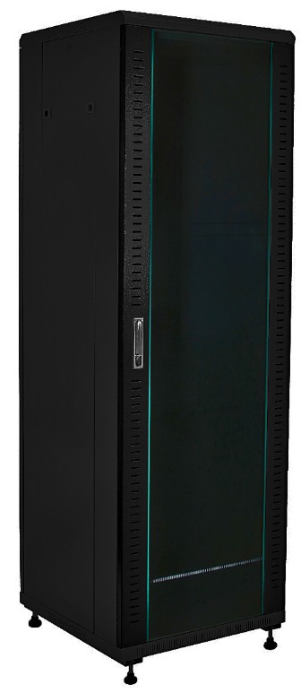 

Шкаф напольный 19", 42U W&T C4280100BWTWOF 800x1000mm черный, передняя дверь стекло/задняя дверь металл, без вентилятора, C4280100BWTWOF