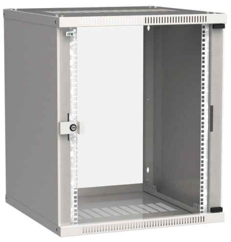 Изображение товара Настенный шкаф 19 ITK LINEA WE 600 мм стеклянная дверь IP20