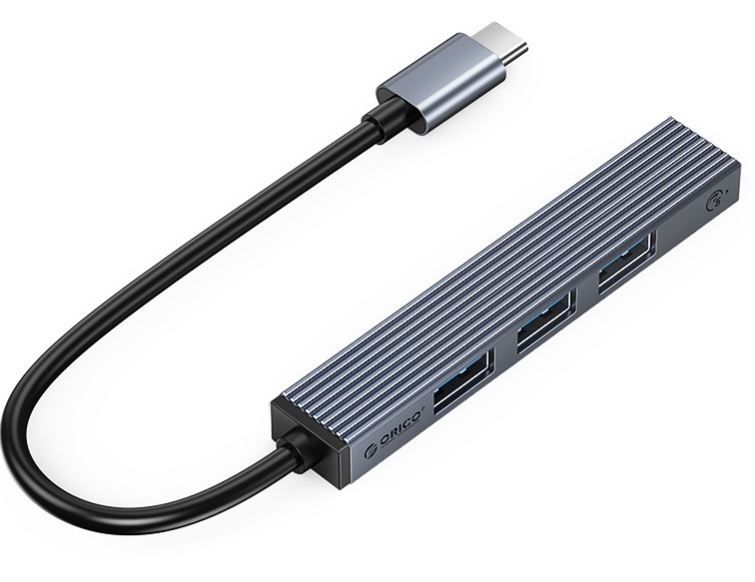 

Разветвитель Orico ORICO-AHC2-4A-GY-BP с 1xUSB-A 3.0, 5 Гбит/с, 3xUSB-A 2.0, 480 Мбит/с, подключение через USB-C, серый, ORICO-AHC2-4A-GY-BP