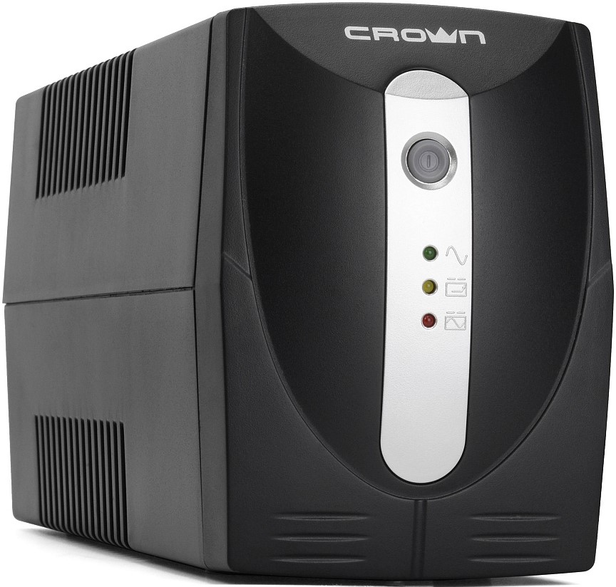 

Источник бесперебойного питания Crown CMU-850X CM000003125 Line Interactive 850VA/480W, корпус пластик, 1x12V/9AH, розетки 2*EURO, трансформатор AVR 1, CMU-850X