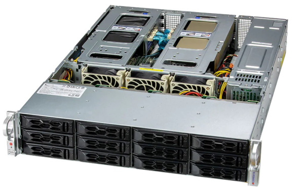 Изображение товара Серверная платформа Supermicro SYS-620C-TN12R с горячей заменой накопителей