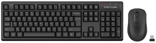 Изображение товара Клавиатура и мышь Wireless A4Tech Fstyler FG1200S