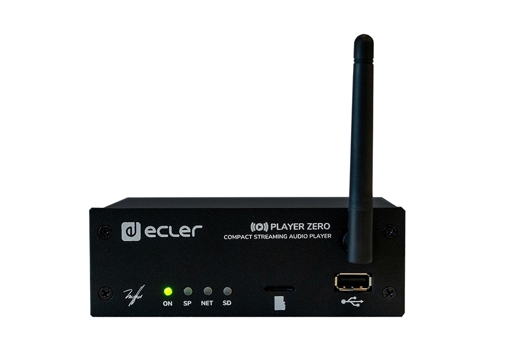 

Аудиоплеер Ecler PLAYER ZERO со стереовыходом (2хRCA), Wi-Fi, Ethernet, USB, microSD, интернет-радио, DLNA и AirPlay, PLAYER ZERO