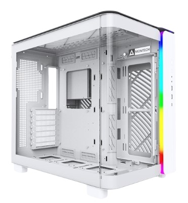 

Корпус ATX Montech KING 95 WHITE без БП, боковая панель из закленного стекла, 2*USB 3.2, USB Type-C, audio, KING 95 WHITE