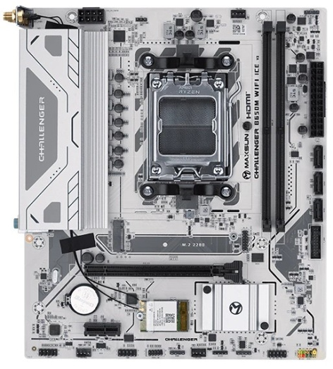 фото Материнская плата mATX MAXSUN MS-Challenger B650M WIFI ICE V2 в Уфе