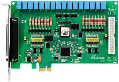 

Плата ICP DAS PEX-P16R16I CR PCI Express X 1, 16-channel Isolated Digital Input, 16-channel Relay Output Includes one, PEX-P16R16I CR