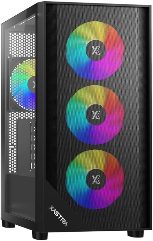 

Корпус mATX Xastra A401M 4ARGB без БП, 2*USB 2.0, USB 3.0, A401M 4ARGB