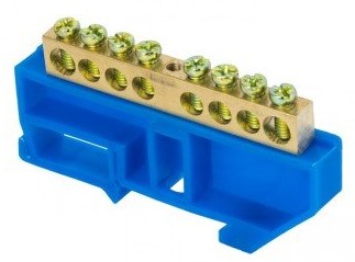 

Шина EKF sn0-125-8-d-r "0" N (8x12мм) 8 отв. латунь синий изолятор на DIN-рейку розн. стикер, sn0-125-8-d-r