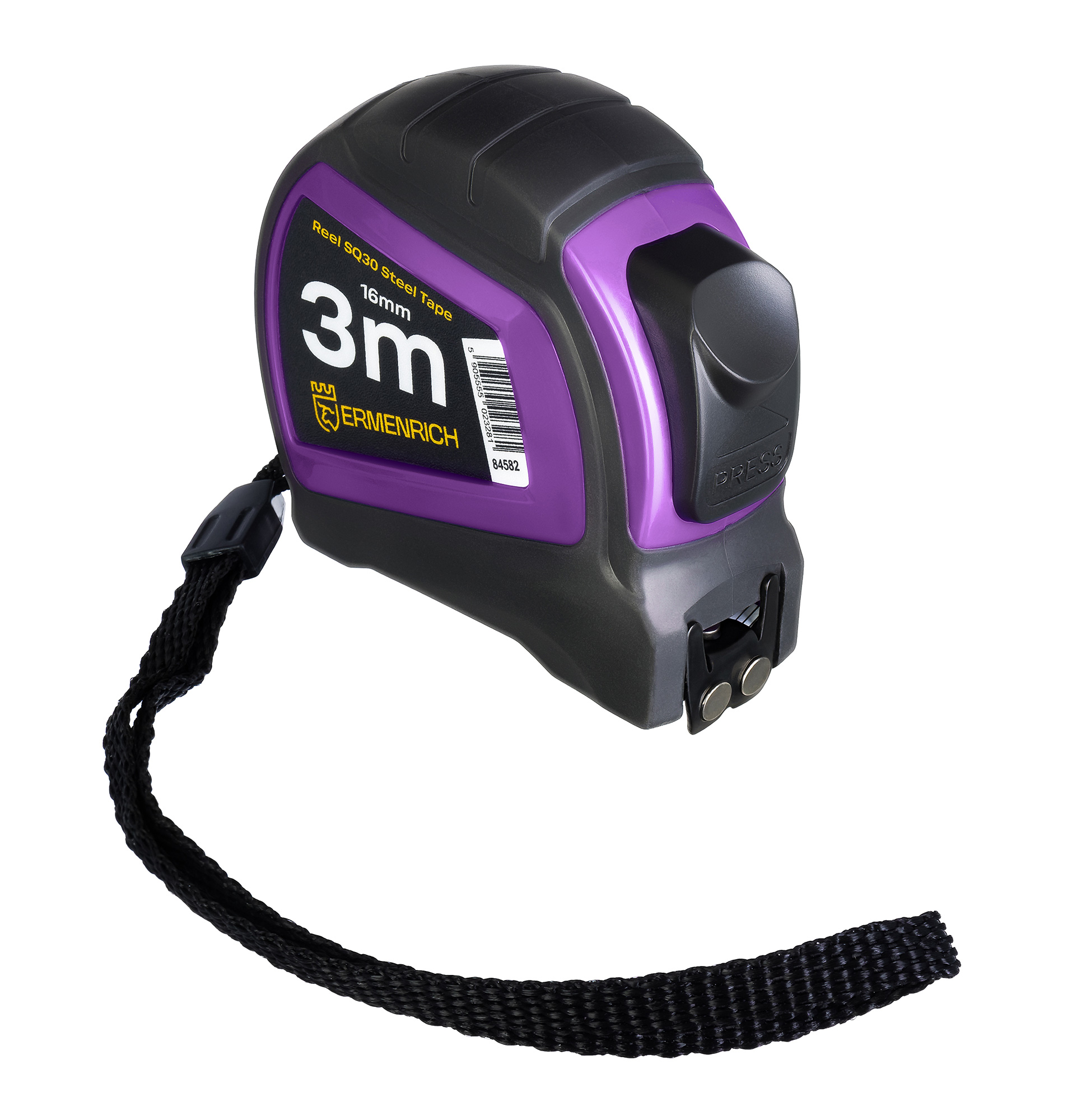 

Рулетка Ermenrich 84582 Reel SQ30, фиолетовый, 84582