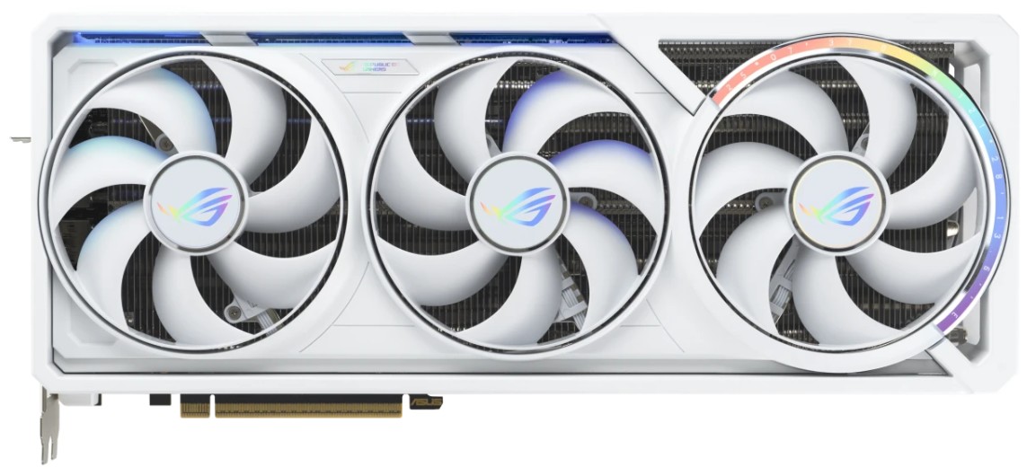

Видеокарта PCI-E ASUS GeForce RTX 5080 ROG ASTRAL WHITE (ROG-ASTRAL-RTX5080-16G-WHITE) 16GB GDDR7 256bit 2670/30000MHz 2*HDMI 3*DP, GeForce RTX 5080 ROG ASTRAL WHITE (ROG-ASTRAL-RTX5080-16G-WHITE)