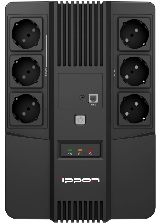 

Источник бесперебойного питания Ippon Nut 650 2050150 360Вт 650ВА черный, Nut 650