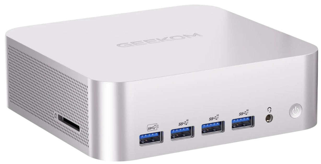 

Мини ПК GEEKOM A7 MAX GMA7MAXR97940HS -161-EU Ryzen R97940HS/16GB/1TB SSD/Radeon 780M/Win11Pro/silver, A7 MAX