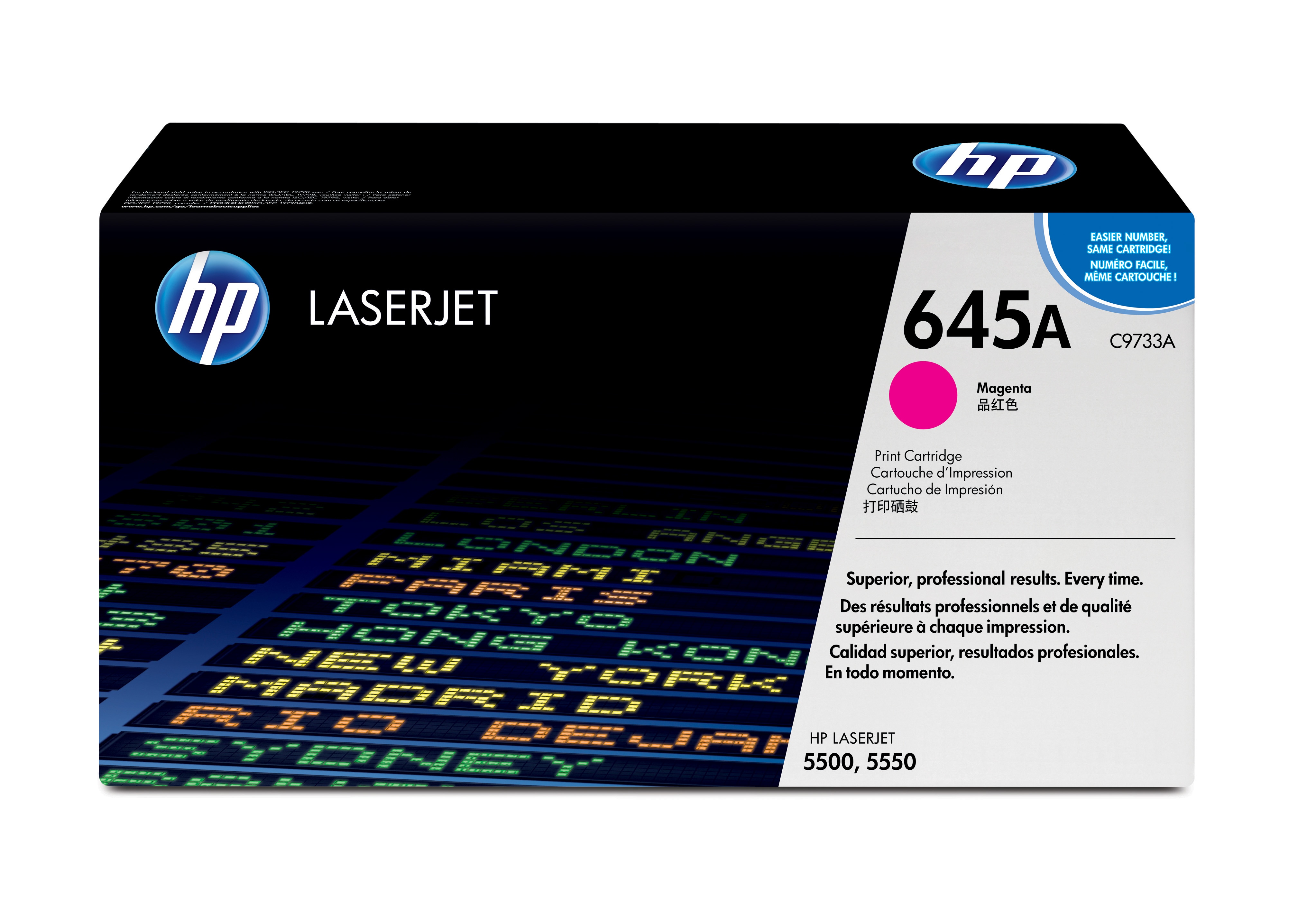 

Картридж HP 645A C9733A для принтера color LaserJet 5500 /5550(до 13 000 стр) пурпупный интеллектуальный, 645A
