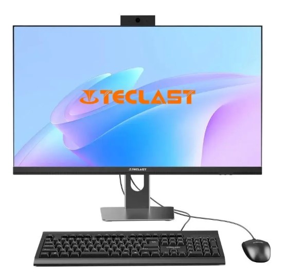 

Моноблок 23.8'' TECLAST K24 Air T24 AIR 12600H32G1TFKRU i5-12600H/32GB/1TB SSD/Iris Xe Graphics/1920x1080 IPS/WiFi/BT/cam/kbd/mouse/Win11Pro/black, K24 Air