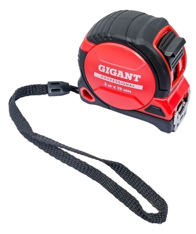

Рулетка Gigant GPGW-10 3м x 19мм, с магнитным зацепом, GPGW-10