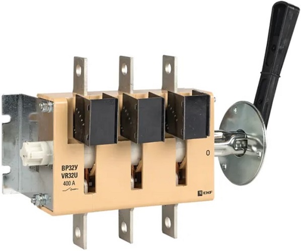 

Выключатель EKF uvr32-37b31250 разъединитель 400А 1 напр. с дугогасит. камерами съемная лев./прав. рукоятка MAXima, uvr32-37b31250