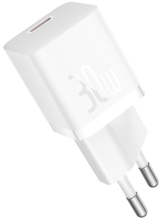 

Зарядное устройство сетевое Baseus GaN5 CCGN070502 1C 30W, Усовершенствованная технология GaN, Технология охлаждения Baseus, Множественные средства за, GaN5