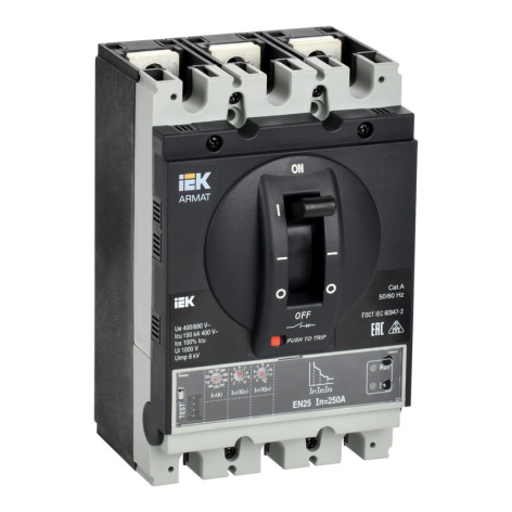 Автоматический выключатель IEK AR-MCCB-4G-150-0250A-ELPC