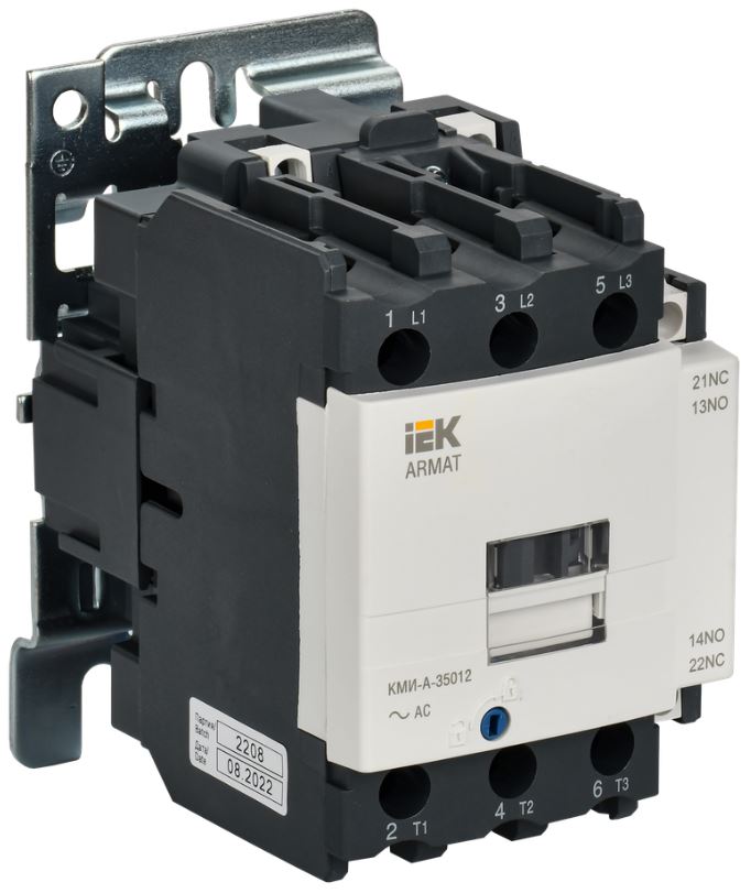

Контактор IEK AR-ACC-31-050-110-11 ARMAT КМИ-А-35012 LC1D 50А 110В/АС3 1NO/1NC, AR-ACC-31-050-110-11