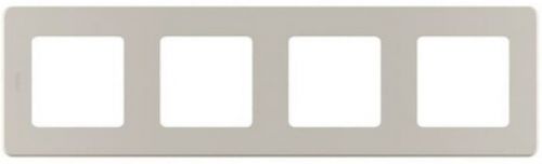 

Рамка Legrand 673968 Inspiria шампань - 4 поста, 673968