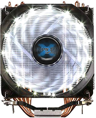 

Кулер Zalman CNPS9X Optima S775/1150/51/55/56/AM2/2+/AM3/3+/FM1/2 (600 ~ 1500rpm, 26dBA, 60.98 CFM, PWM, LED, 4 тепловые трубки, Al+Cu, 4-pin) Retail, CNPS9X Optima
