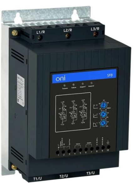 Изображение товара Устройство плавного пуска ONI SFB-33-55-A-10 для трехфазных электродвигателей 55 кВт
