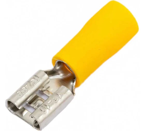 

Клемма Rexant 08-0451 плоская изолированная РПи-м 6.0-(6.3)/РпИм 5,5-6-0,5 гнездо 6.6 мм 4-6 мм², 08-0451