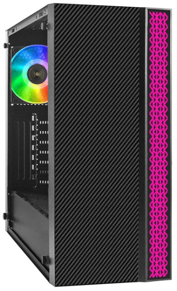 Изображение товара Корпус ExeGate EVO-9211 Midi-Tower ATX с RGB и прозрачным окном