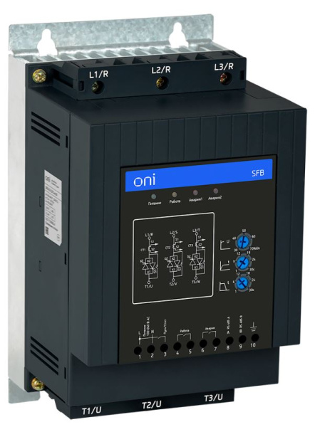 Изображение товара Устройство плавного пуска ONI SFB-33-45-A-10 для трехфазных электродвигателей