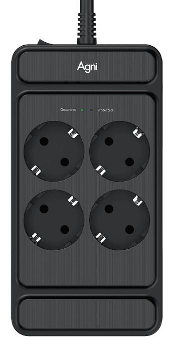 

Сетевой фильтр AGNI TP-FS4E-3m-black 4 розетки, 16А, 4000Вт, 220-250В, 3 м, 3x1,5mm2, черный, TP-FS4E-3m-black