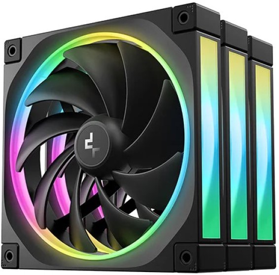

Вентилятор для корпуса Deepcool FL14-3 IN 1 140mm, 500-1700rpm, 66.59CFM, 31.46dBa (3-pack), FL14-3 IN 1