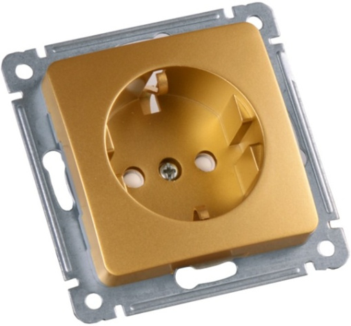 Изображение товара Розетка с заземлением HEGEL РС16-412-07 для безопасного электроснабжения