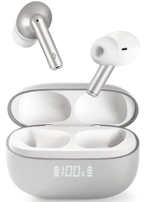 

Наушники беспроводные TTEC AirBeat Pro 2KM159GR ANC LCD TWS BT Headset. Цвет: серый, AirBeat Pro