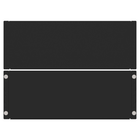 Изображение товара Панель-заглушка Filum FL-FP-19.4.M-BK для 19" шкафов 4U без перфорации