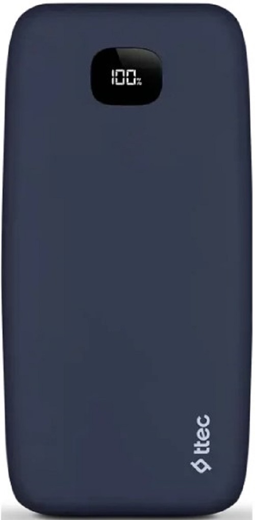

Аккумулятор внешний TTEC ChargeUp Pro LCD 2BB213L 20000mAh, PD 20W, цвет: темно-синий, ChargeUp Pro LCD