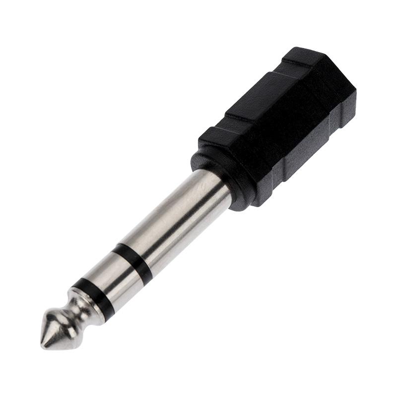 

Переходник Rexant 14-0202 штекер стерео 6,3 мм - гнездо стерео 3,5 мм, пластик, 14-0202