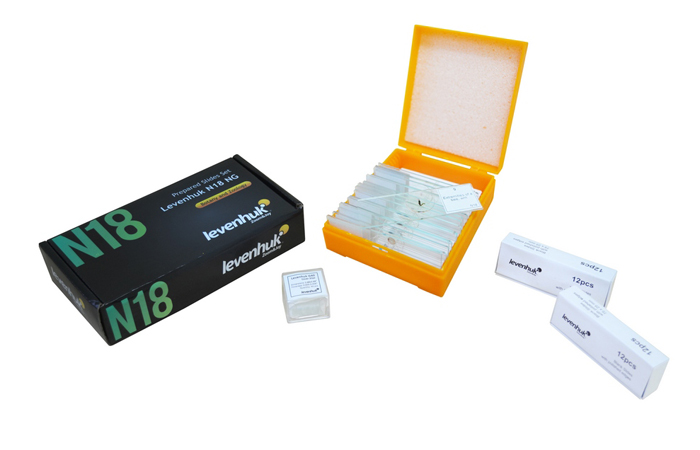 

Набор Levenhuk N18 NG 29276 микропрепаратов, N18 NG