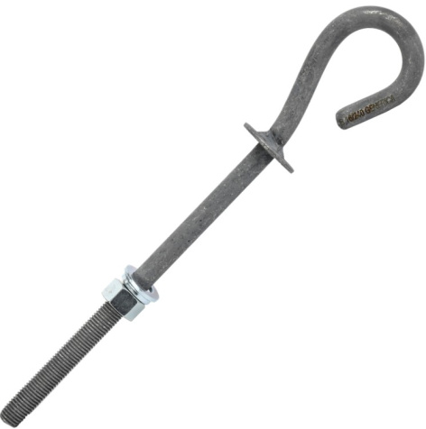 Изображение товара Крюк GENERICA UKC10-16-10-240-G для опорных креплений