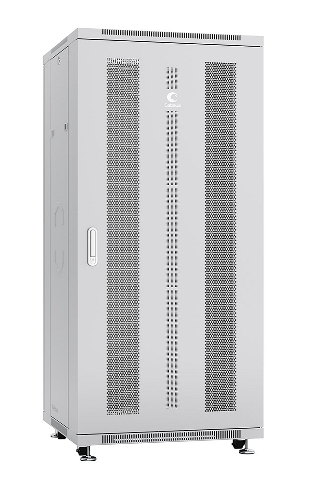 

Шкаф напольный 19", 32U Cabeus ND-05C-32U60/100 600x1000x1610mm (ШхГхВ) передняя и задняя перфорированные двери, ручка с замком, цвет серый (RAL 7035), ND-05C-32U60/100