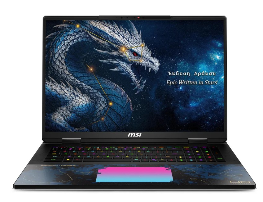 Ноутбук MSI Titan 18 HX Dragon Edition Draco A2WJ