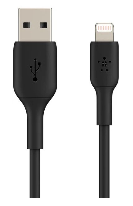 

Кабель Belkin CAA001BT2MBK Lightning To USB-A Cable. Длина: 2м. Цвет: черный, CAA001BT2MBK