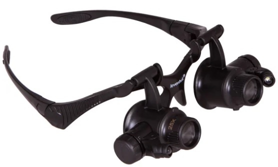 Изображение товара Лупа Levenhuk Zeno Vizor G8 с подсветкой и очковой оправой