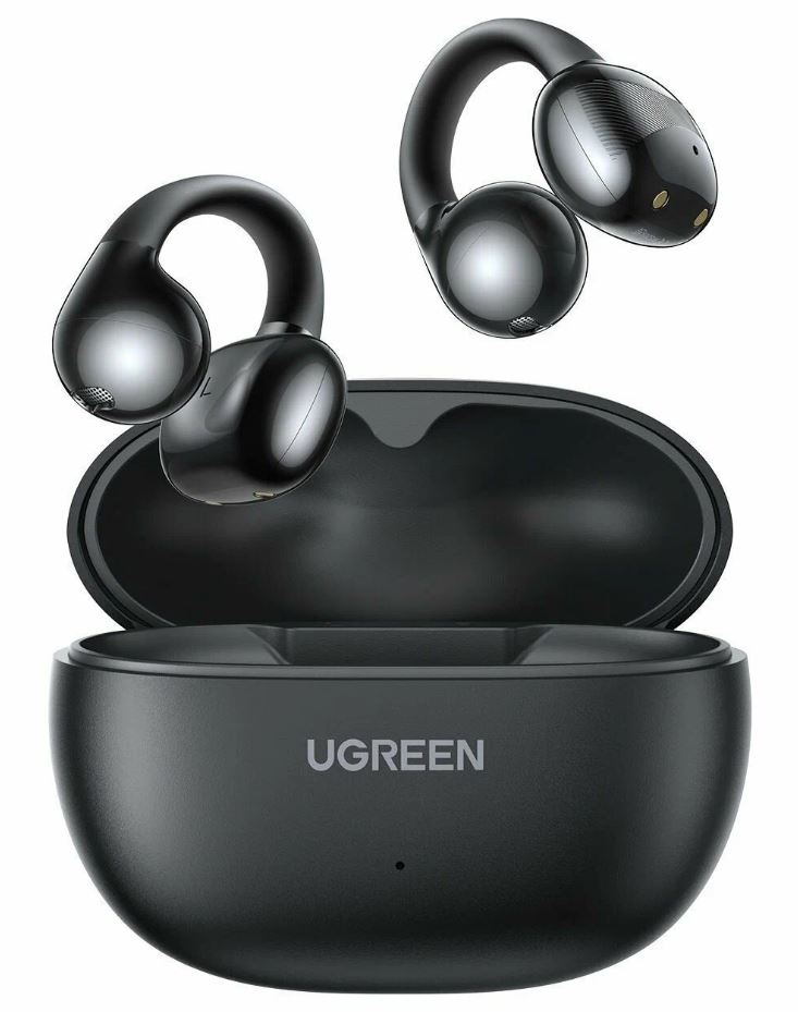 

Наушники беспроводные UGREEN WS209 45785_ HiTune S3 True Wireless Earbuds Non-in- Ear Open Wearable. Цвет: черный, WS209