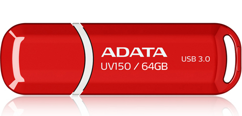 

Накопитель USB 3.0 64GB ADATA UV150 красный, UV150