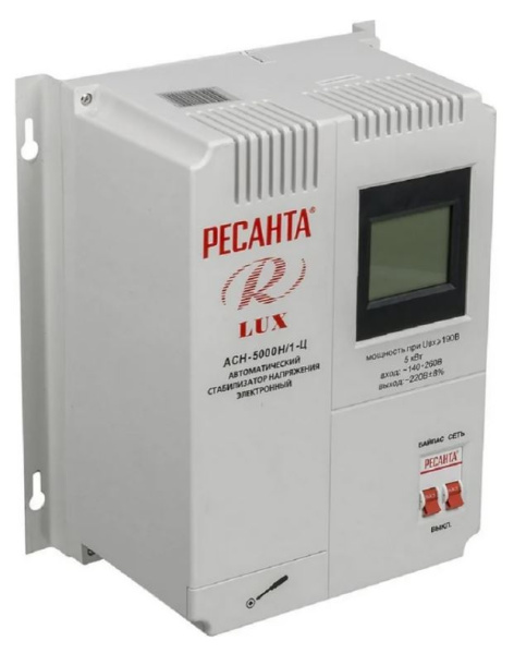 Изображение товара Стабилизатор напряжения Ресанта 63/6/16 однофазный электронный с дисплеем